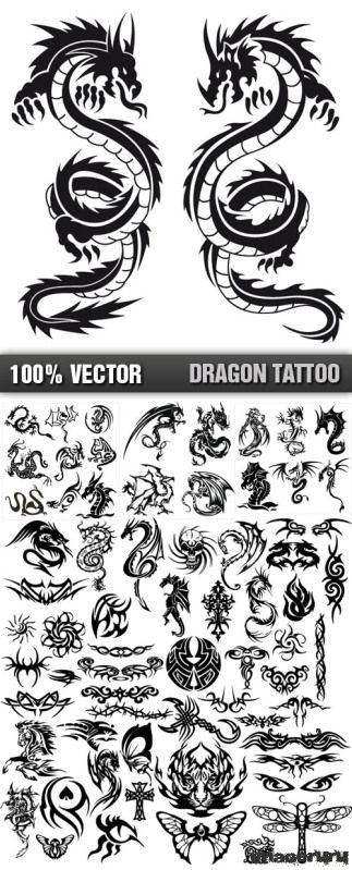 Татуировки - драконы