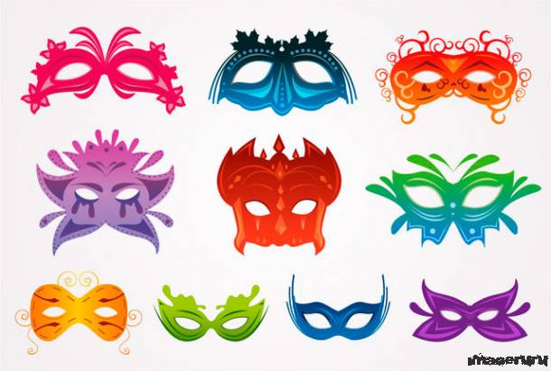 Коллекция карнавальных масок